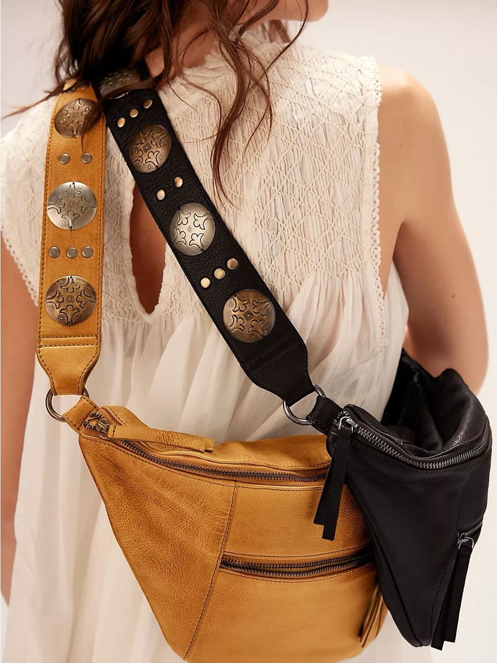 Free people- wilder  Embellished sling bag